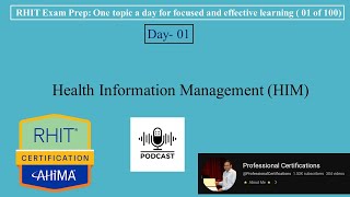 RHIT Exam Prep 001  Health Information Management HIM  👩🏻‍💻 [upl. by Esille]