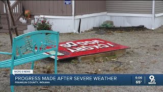 Brookville community cleans up from May 7 tornado but a long road ahead [upl. by Evan]