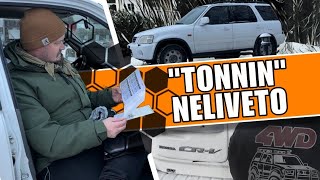 Koeajetaan tonnin neliveto tarttuuko auto mukaan [upl. by Shanta562]