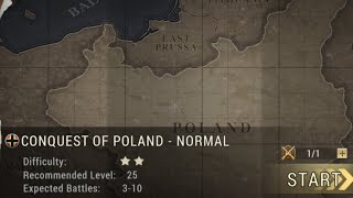 Conquest Of Poland  Normal  Exploratin  Grand War WW2 Strategy Games [upl. by Licha625]