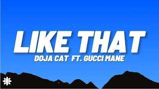 Doja Cat  Like That Lyrics Ft Gucci Mane [upl. by Madden]