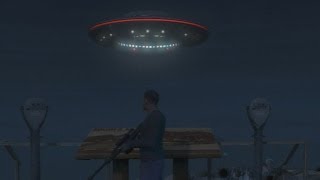 GTA 5 Mount Chiliad UFO Gameplay Clip [upl. by Haem]