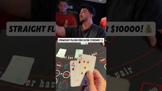 INSANE 10000 Ultimate Texas Holdem Win 💰casino blackjack gambling ultimatetexasholdem comedy [upl. by Curt]