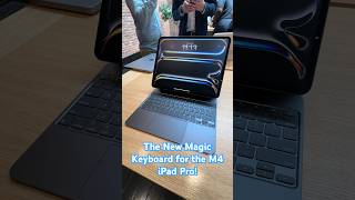 The New M4 iPad Pro Magic Keyboard  First Look apple ipadpro magickeyboard [upl. by Allerus]