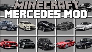 Minecraft MERCEDES MOD  DRIVE FAST CARS AND WIN THE RACE Minecraft [upl. by Paulsen]