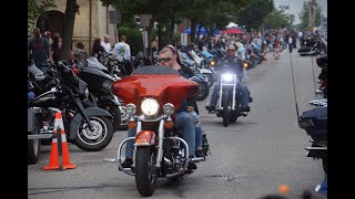 MOTORCYCLE RALLY IN MUSKEGON MICHIGAN 7152022 [upl. by Enaamuj]