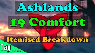 Ashlands Maximum Comfort Level 19  Itemised Breakdown for Valheim [upl. by Hcone996]