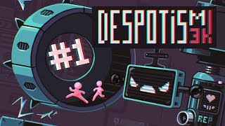 Despotism 3k Gameplay  Part 1  PUNY HUMANS  Strategy Human Resource Management Lets Play [upl. by Clayberg]