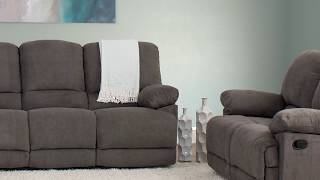 Contemporary Reclining Sofa and Recliner Set [upl. by Ilyse]