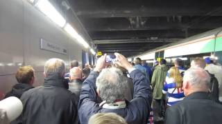 QPR Fans at Wembley Central Station [upl. by Ylrevaw]