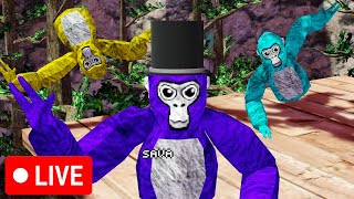 🔴LIVE STREAM GORILLA TAG NOW🔴Codes  Minigames [upl. by Adaurd]