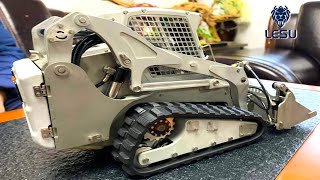 PROJECT SKiD PT1 TRACKS or WHEELS ASWR BOTH LESU HYDRAULiC SKiD STEER LOADERS  RC ADVENTURES [upl. by Lomasi]