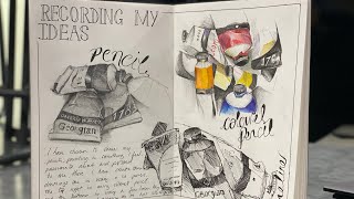 3 TOP TIPS for filling your LEVEL 9 GCSE sketchbooks how to draw for beginners PART 2 [upl. by Ymaral431]