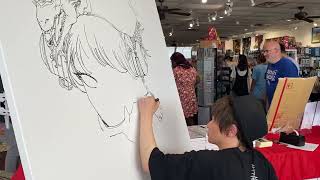 Acky Bright Live Drawing and Signing Event at Kinokuniya Carrollton [upl. by Ahsinuq950]