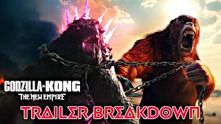 Godzilla x Kong The New Empire Trailer Breakdown In Hindi  Scar King Vs Godzilla [upl. by Ralip]