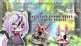 — The Afton family react to Mangle is YN [upl. by Ttennaj]