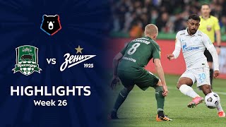 Highlights FC Krasnodar vs Zenit 22  RPL 202021 [upl. by Einuj]