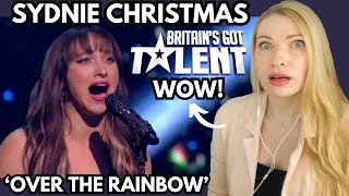 Vocal Coach Reacts SYDNIE CHRISTMAS Over The Rainbow BGT Final 2024  In Depth Analysis [upl. by Lutim603]