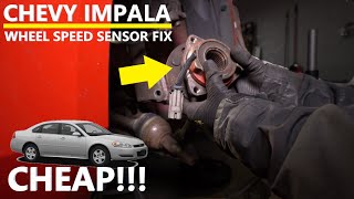 Chevy Impala Wheel SpeedABS Sensor Fix [upl. by Reimer]