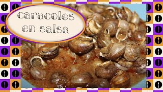 Caracoles en Salsa  Lavar caracoles  By Concha [upl. by Gaiser]