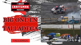 NASCAR Craftsman en Talladega 2024  Big One [upl. by Aerdnu]