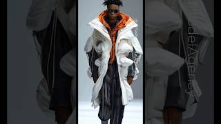 Futuristic Fashion Trend Setter Showcasing our latest mens streetwear winter coat fashion [upl. by Eissert]