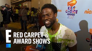 Kevin Hart Reveals What Slime Tastes Like  E Red Carpet amp Award Shows [upl. by Nrehtac666]