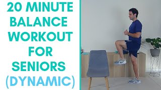 Beginner Balance Exercises For Seniors Dynamic  Balance Exercise For Seniors  More Life Health [upl. by Brenton]