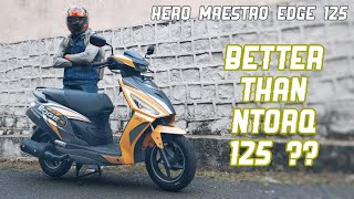 Hero Maestro Edge 2021 Review  Better Than TVS Ntorq 125 [upl. by Adnaluoy]