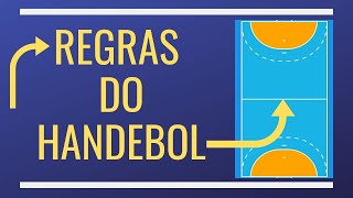 REGRAS DO HANDEBOL RESUMO DAS REGRAS OFICIAIS [upl. by Gilles]