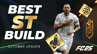 BEST STRIKER BUILD UPDATED  EA FC 25 PRO CLUBS BALLER BUILD [upl. by Attela]