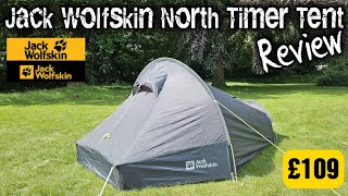 Jack Wolfskin North Timer Tent review  Best Budget wild camping tent New 2024 [upl. by Cullen240]