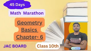 Class 10th CH6Geometry Basics Concepts 45 Days Math Marathon study class10th [upl. by Hump641]