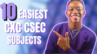 TOP 10 EASIEST CXC CSEC SUBJECTS 2024  Anthony Goddard [upl. by Ajssatan]