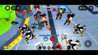 Toilet tower defence roblox playing with new goodly part 2 final [upl. by Redford771]