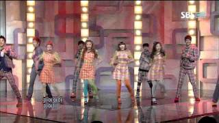 CoEd School  Bbiribbom Bberibbom  SBS Inkigayo 인기가요 101107 [upl. by Muraida]