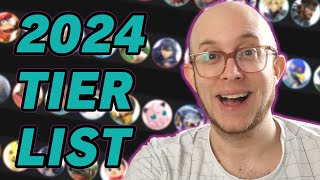 NEW SMASH BROS ULTIMATE TIER LIST 2024 Update [upl. by Rhianon]