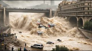 Dam collapses China in danger Inner Mongolia flooded Floods China [upl. by Akemat]