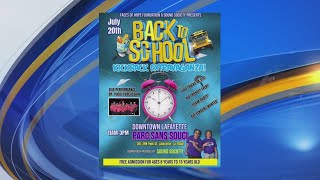 Back to School Kickback Extravaganza coming to Parc Sans Souci July 20 [upl. by Aicele81]