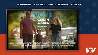 VoteVets  The Real Colin Allred  TXSEN 30 sec [upl. by Derinna299]