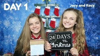 Christmas Countdown 2017  Day 1  Jacy and Kacy [upl. by Buskirk]