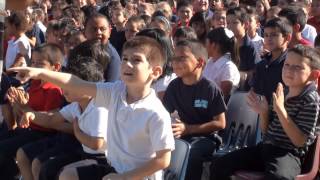 British military visits land helicopter at De Anza Magnet School in El Centro [upl. by Melony641]