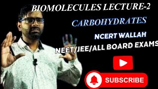 I Biomolecules part 2 I Carbohydrates l Enantiomers I Epimer I Glucose I NCERT WALLAH I NEET 2025 [upl. by Htnicayh516]