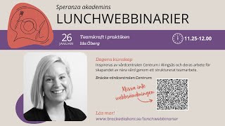 Lunchwebbinarie Teamkraft i praktiken [upl. by Alrep]