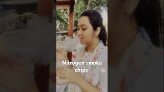 Nitrogen Smoke Chips 😃 short trending youtubeshorts [upl. by Anyzratak255]