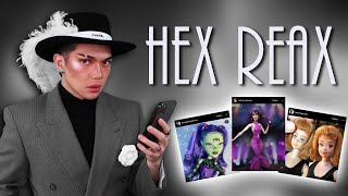 Doll Artist Reacts to OOAK Custom Dolls Part 6 🤩  HEX REAX ❤️ [upl. by Irahs362]