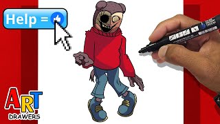 How To Draw TWIDDLEFINGER Billy Silly Mode Max Design Pro  FNF [upl. by Menell]