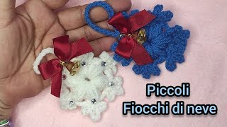 Piccoli fiocchi di neve alluncinetto [upl. by Terrill]