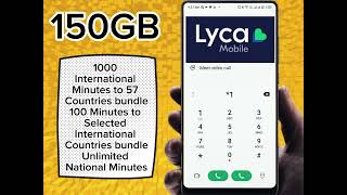 LycaMobile internet Plans  lyca mobile international mint sms Packages [upl. by Drofhsa]