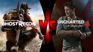 GameWarz Episode 5 Ghost Recon Wildlands VS Uncharted 4 [upl. by Semyaj]